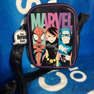 Marvel superheroes crossbody bag 8.5” x 6.5”